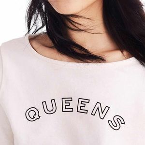 Madewell- Queens Long Sleeve Top. Size L